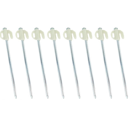 ECOTREK Glow Tent Pegs – Steel Camping Ground Stakes for Tent, Tarp & Canopy JP34715 - ShopHub