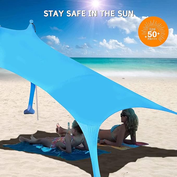 Portable Beach Canopy –Sun Shade Awning ECOTREK