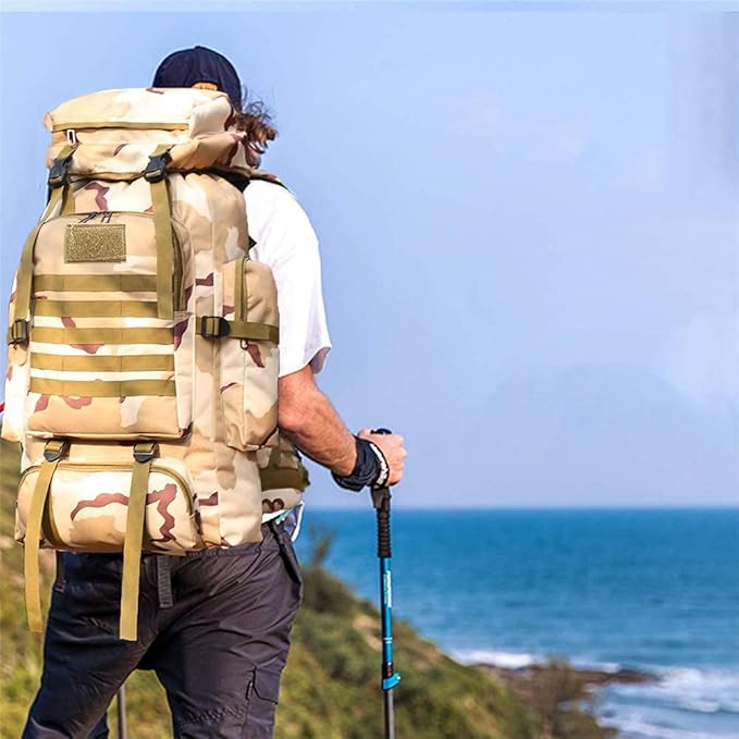 ECOTREK-80L Hiking & Camping Backpack – Waterproof & Durable ECOTREK