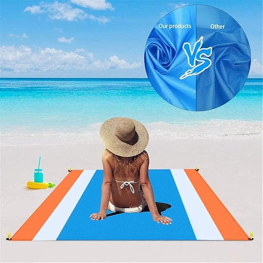 Sandproof & Waterproof Beach Mat – 210x200 cm ECOTREK