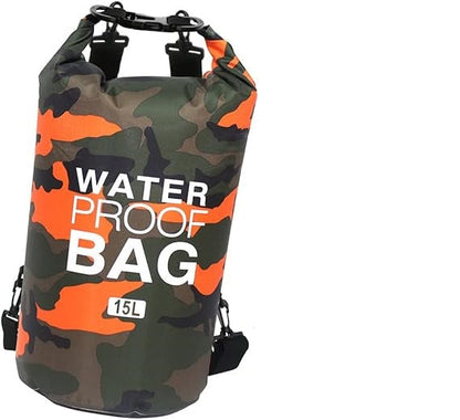 ECOTREK Waterproof Dry Bag – 15L / 20L / 30L Pack Sack with Shoulder Strap ECOTREK