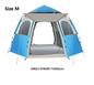 Hexagonal Camping Tent - Durable, Quick Setup JLP5467 ECOTREK