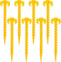 ECOTREK Screw Tent Pegs – 20cm Plastic Spiral Ground Stakes for Camping, Tarp & Outdoor Shelters JP52013 - ShopHub