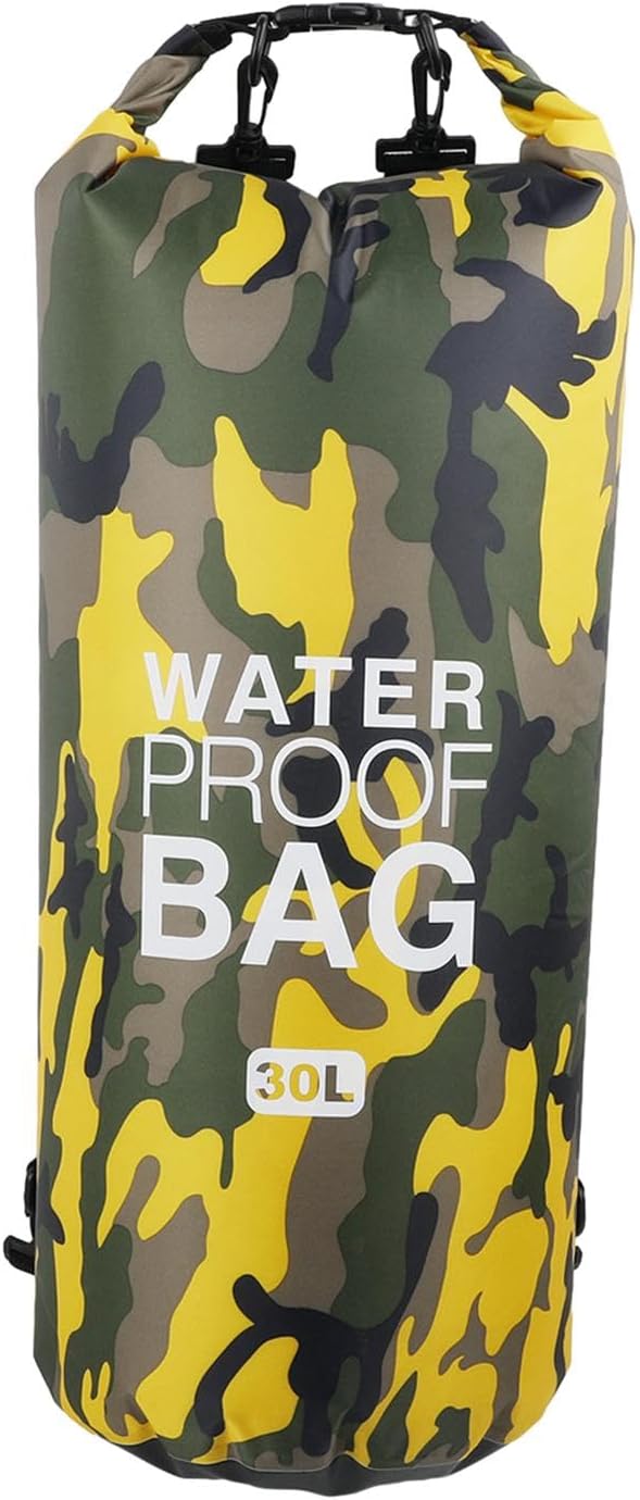ECOTREK Waterproof Dry Bag – 15L / 20L / 30L Pack Sack with Shoulder Strap ECOTREK