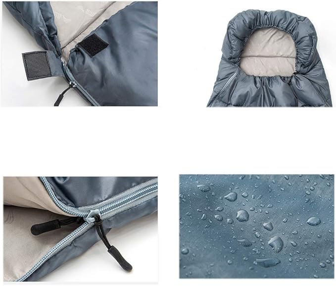 Large Rectangular Sleeping Bag – 230 x 100 cm, Ideal for Camping, Hiking, Picnic & Outdoor Use ECOTREK