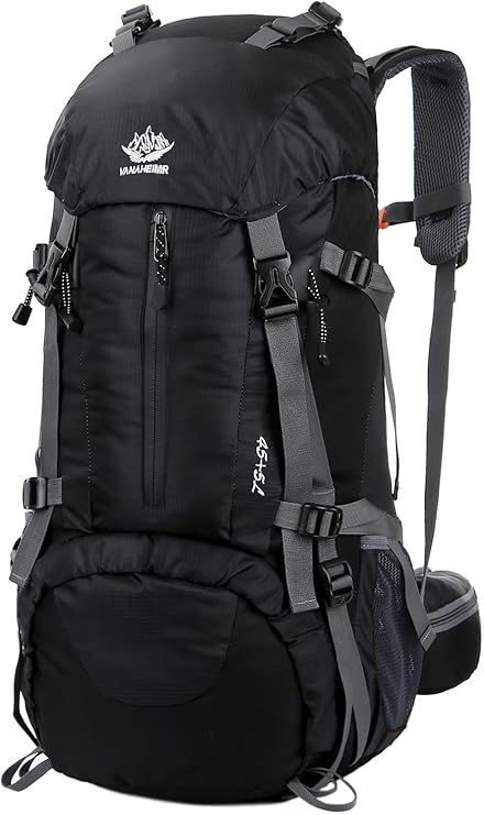 50L (45+5) Hiking Backpack – Waterproof Outdoor Camping & Climbing Daypack ECOTREK