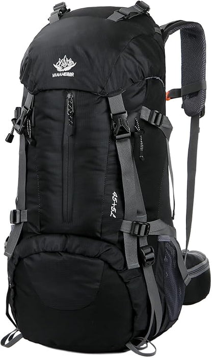 50L (45+5) Hiking Backpack – Waterproof Outdoor Camping & Climbing Daypack ECOTREK