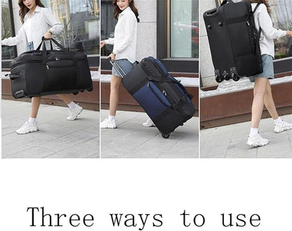 Expandable Rolling Checked-In Duffle Bag with Wheels ECOTREK