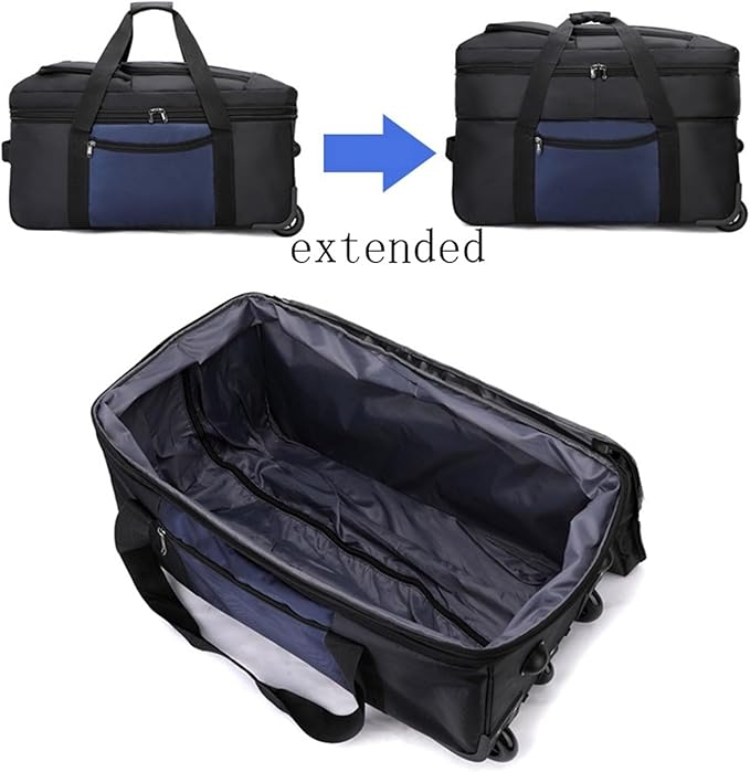 Expandable Rolling Checked-In Duffle Bag with Wheels ECOTREK
