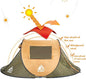 Boat-Shaped Pop-Up Camping Tent Large 260(L) x 150 (W) x 105(H)cm ECOTREK