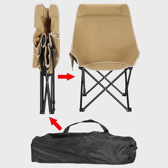 ECOTREK Three-Position Portable Folding Outdoor Chair ECOTREK