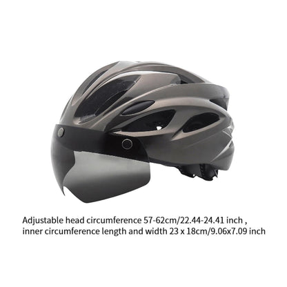 ECOTREK Bicycle Helmet with  Rear Light – Adjustable Breathable Cycling Helmet HT629012 - ShopHub
