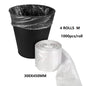 (4 Rolls/1ctn) Medium (300X450MM) Clear Trash Bag Rubbish, 1000pcs/roll dealonline.co.nz
