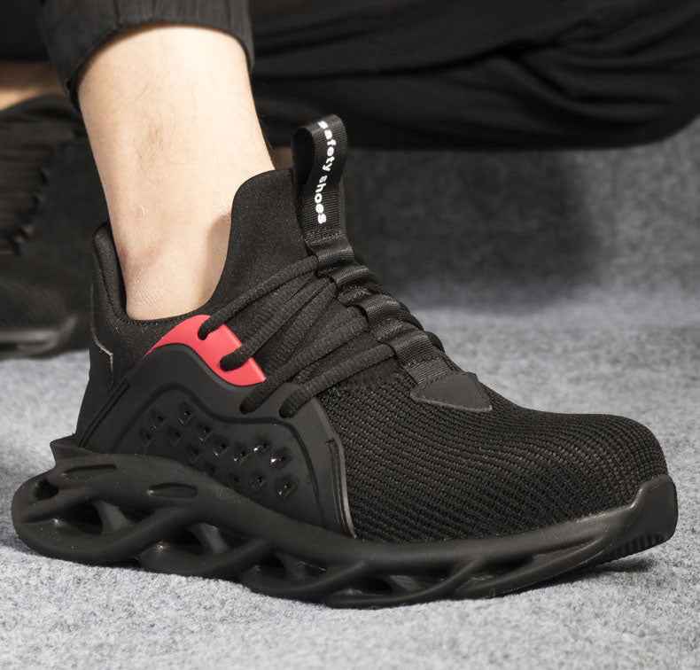 Steel Toe Work Shoes Safety Sneakers Industrial Shoes Lightweight Puncture Proo