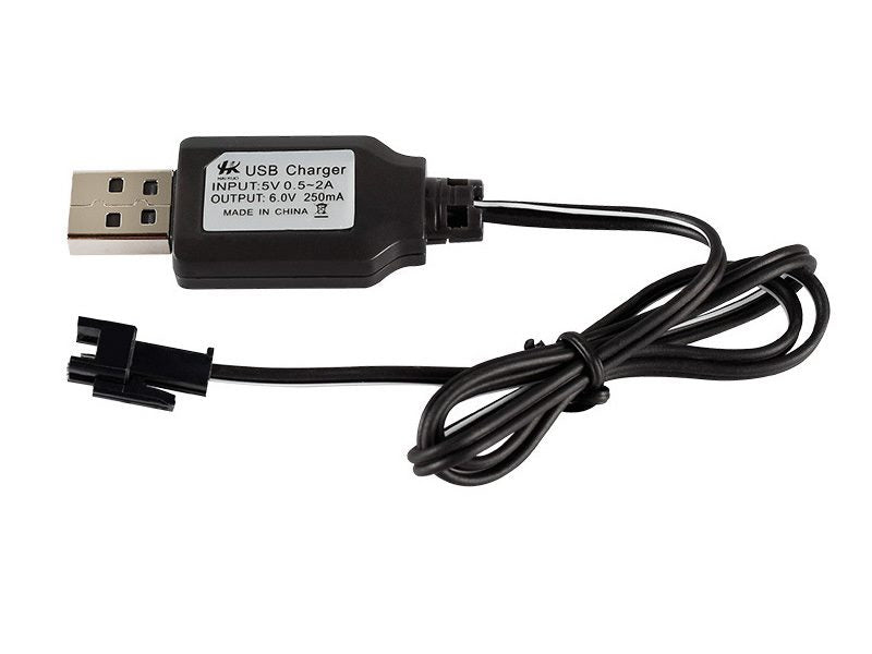 6V USB Charging Cable for Car or Boat black dealonline.co.nz