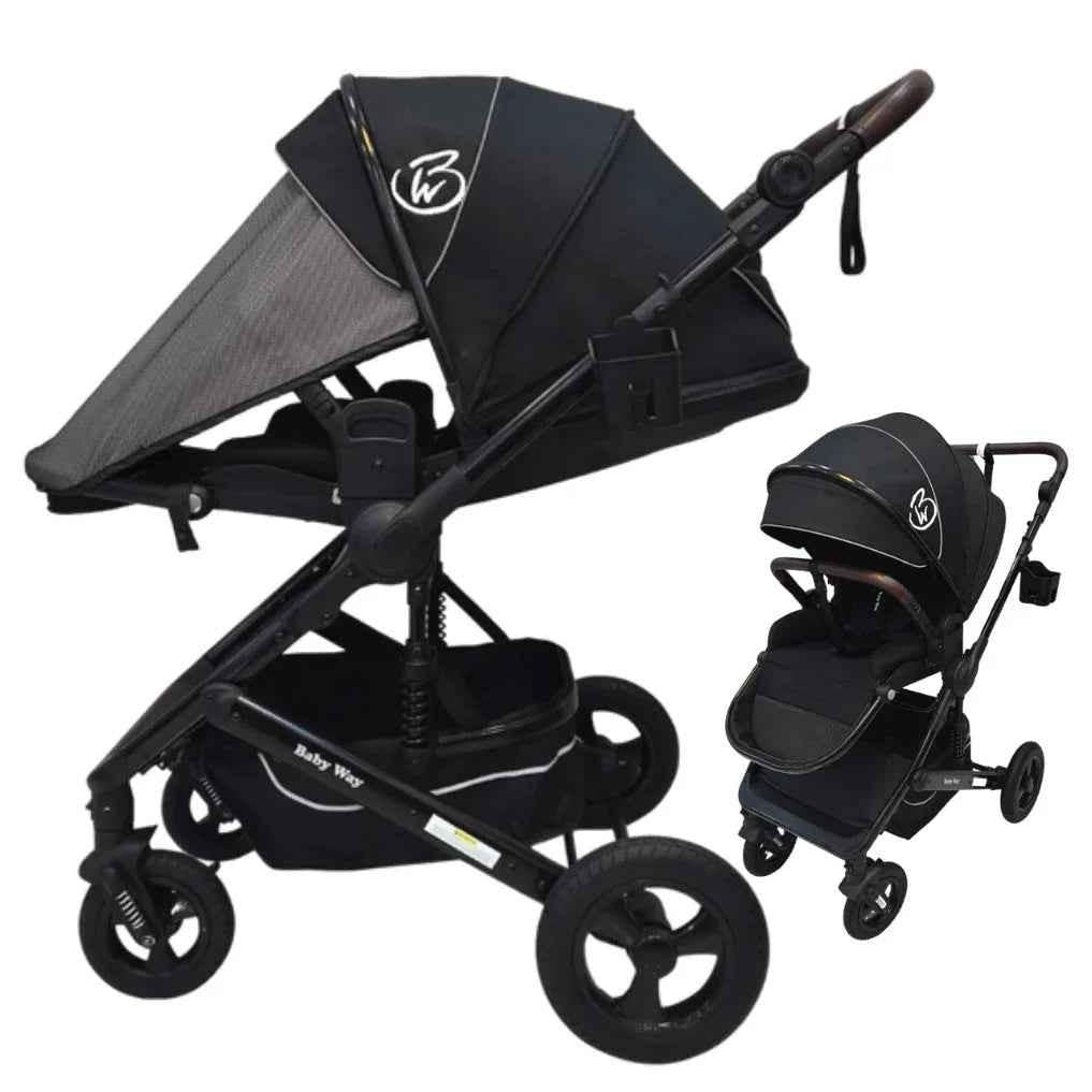 Versa 2in1 Open Bassinet Stroller with Sunshade and Cup Holder