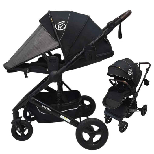 Versa 2in1 Open Bassinet Stroller with Sunshade and Cup Holder