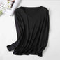Women's V-Neck Merino Wool Thermal Base Layer - Slim Fit Long Sleeve | Winter Layering