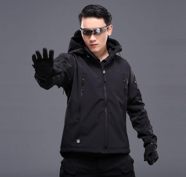 Men's Tactical Softshell Jacket — Waterproof Windproof Fleece Lined | Outdoor & Hiking - ShopHub