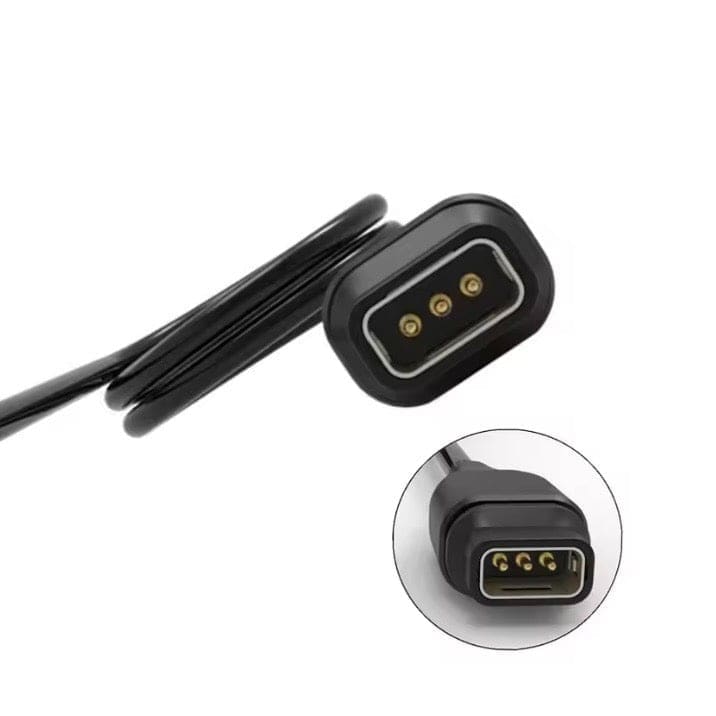 Black USB‑C charging adapter for COROS Pace 4, Apex 4, and Nomad smartwatch chargers, 1 meter cable length.