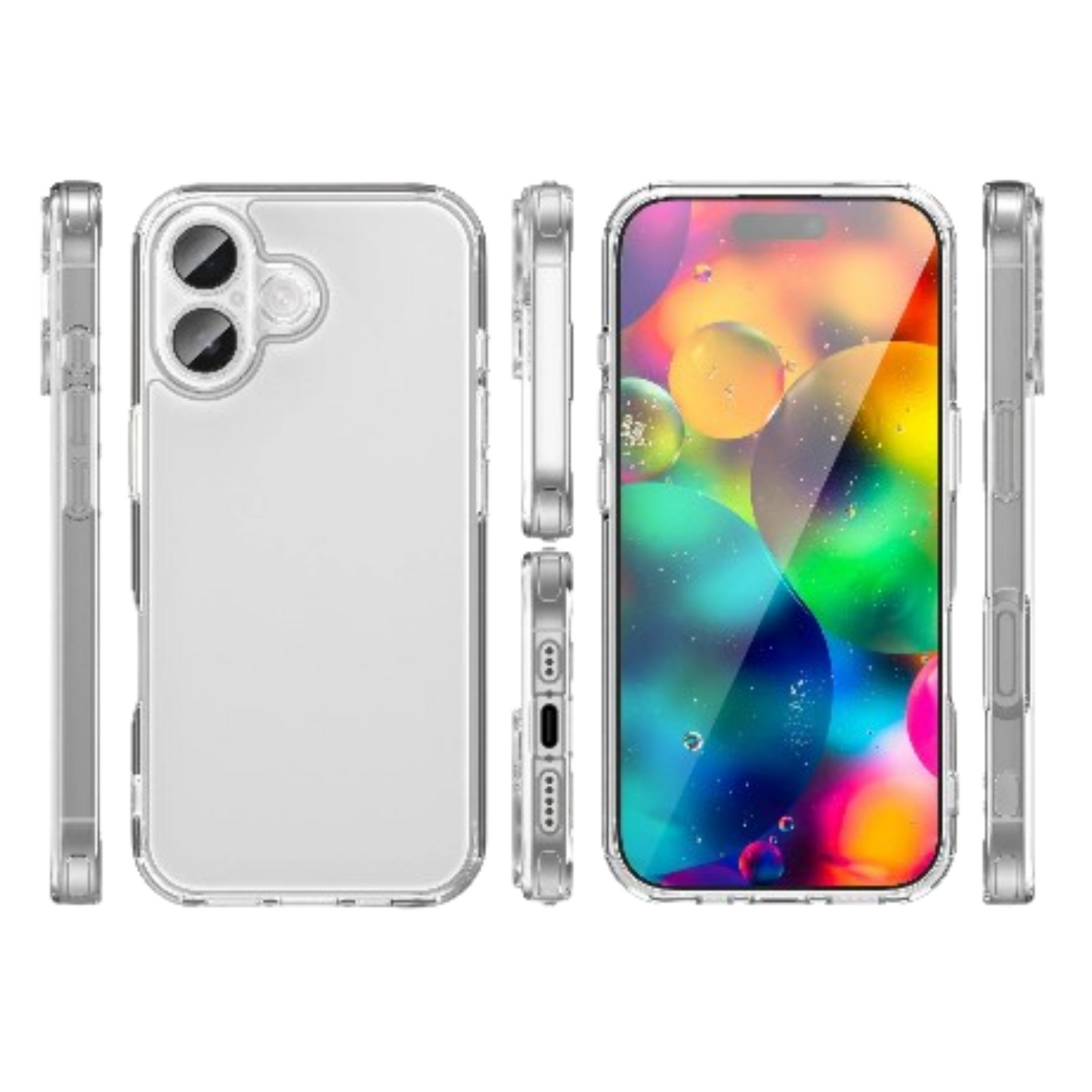 Transparent Protective Case for the iPhone 17 / 17 Air / 17 Pro / 17 Pro Max Habicare