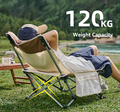Portable Folding Beach Chair – Enhanced Size & Comfort ECOTREK