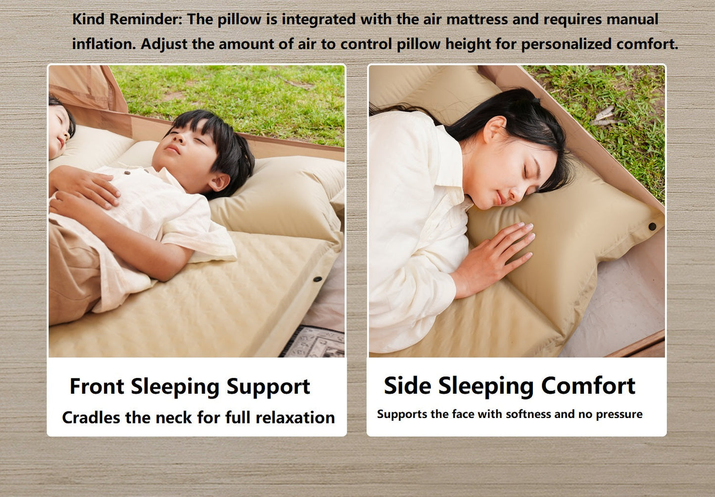 Self-Inflating Mattress – Double Size | Outdoor & Home Use ECOTREK