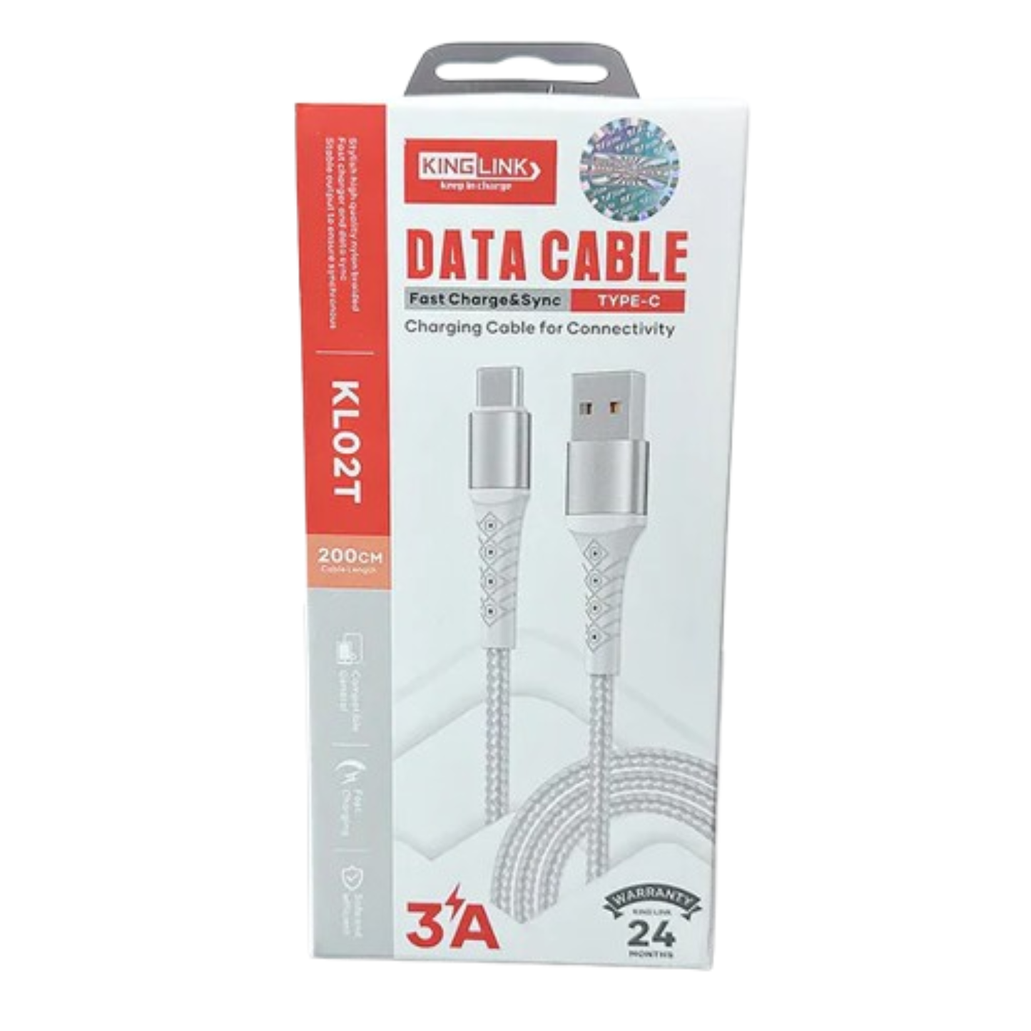 Kinglink 2m USB-A to C Cable KL02T