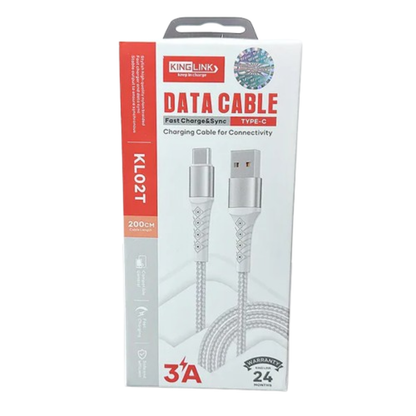 Kinglink 2m USB-A to C Cable KL02T