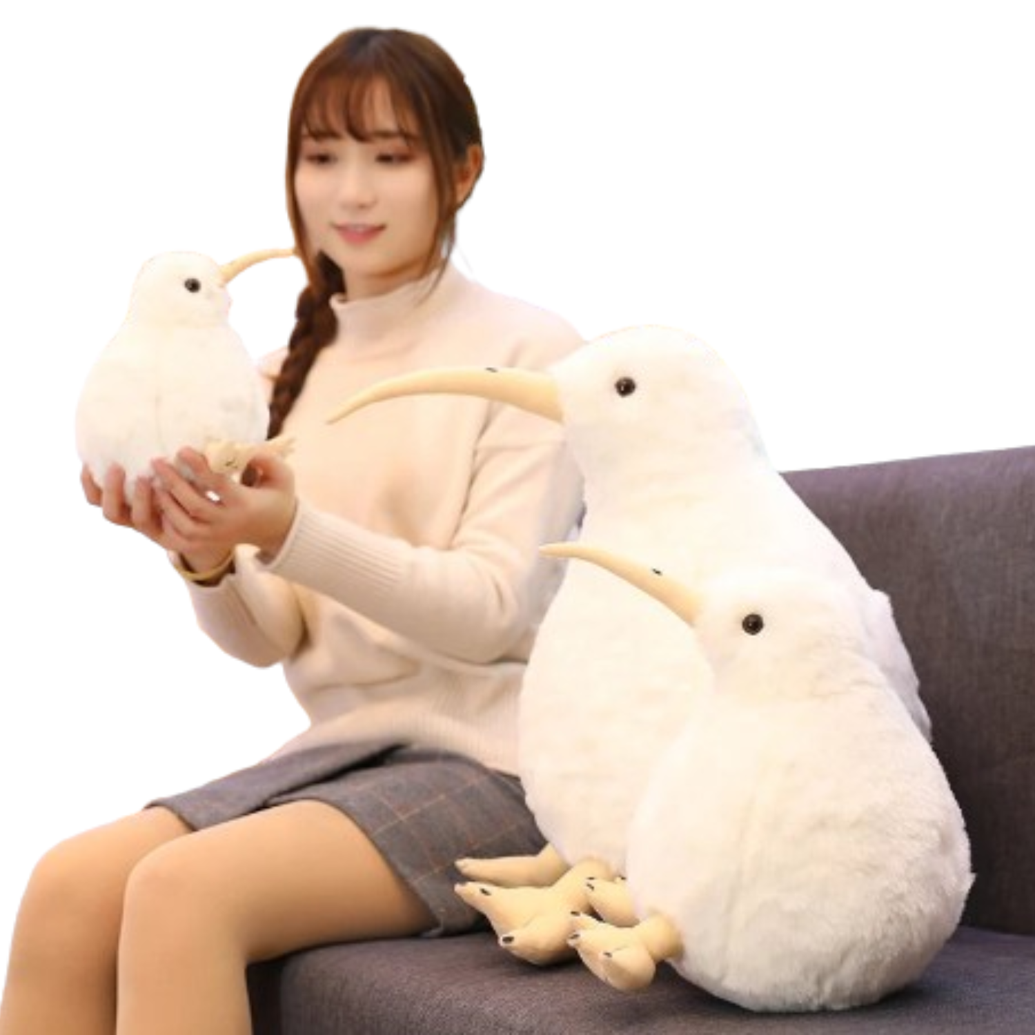 Lifelike Kiwi Bird Toy (2 colours available) Habicare
