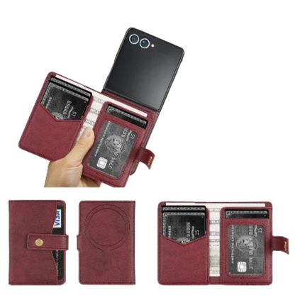 Wallet Leather Case for the Samsung Galaxy Z Flip7 (4 colours available) Habicare