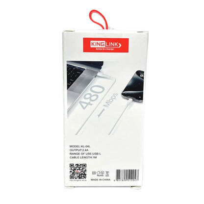 Kinglink 1m 20w USB-A to Lightning Cable KL04L