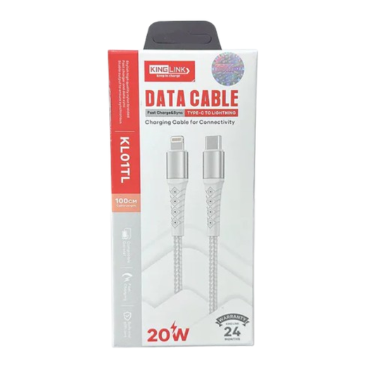 Kinglink 1m 20W Type-C to Lightning Cable KL01TL