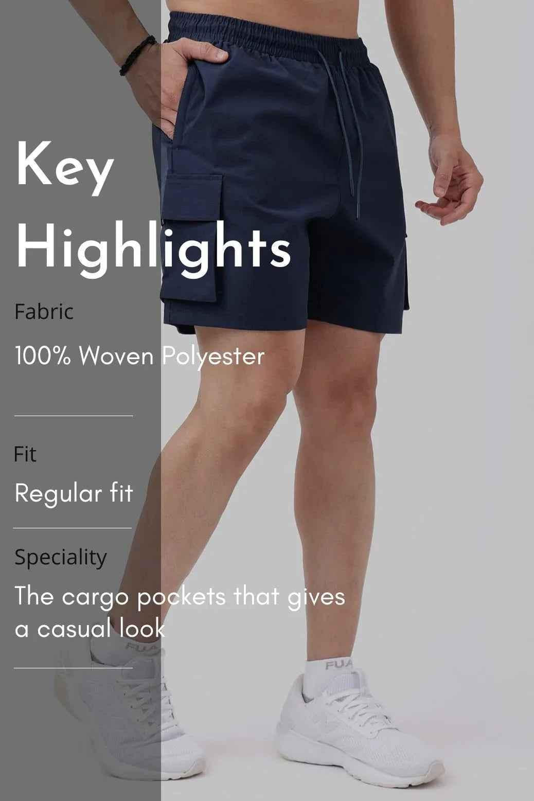 Delta Cargo Shorts Navy