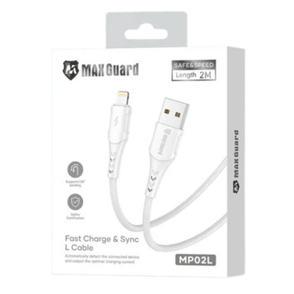 Maxguard 2m USB-A to Lightning Cable MP02L