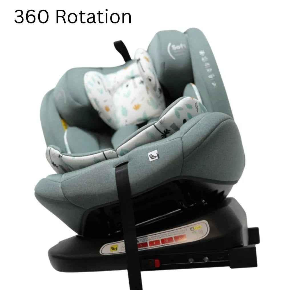 All-Rider Eden i-Size 360 Rotating and Convertible Car Seat with ISOFIX and Top Tether