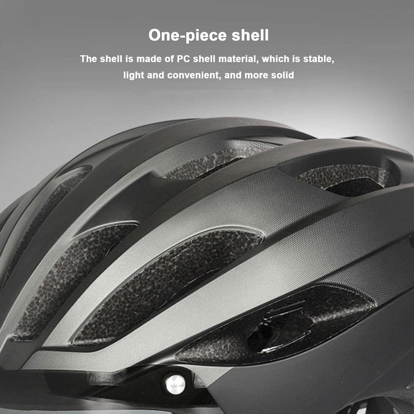 ECOTREK Adult Bicycle Helmet – Adjustable Cycling Helmet with Removable Goggles HT53107 - ShopHub