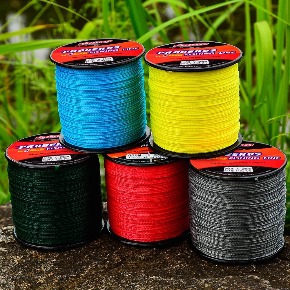 40LB 500m Braided Fishing Line 4 Strands Stronger Multifilament PE Braid Wire 4.0 dealonline.co.nz