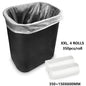 (4 Roll/1ctn) XXL (350+150X600MM)  Clear Trash Bag Rubbish, 350pcs/roll dealonline.co.nz