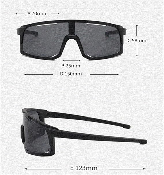 ECOTREK Fashion Cycling Sports Sunglasses – Windproof Outdoor Glasses for Men & Women ECOTREK