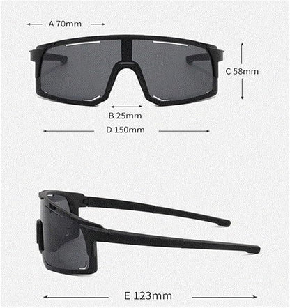 ECOTREK Fashion Cycling Sports Sunglasses – Windproof Outdoor Glasses for Men & Women ECOTREK