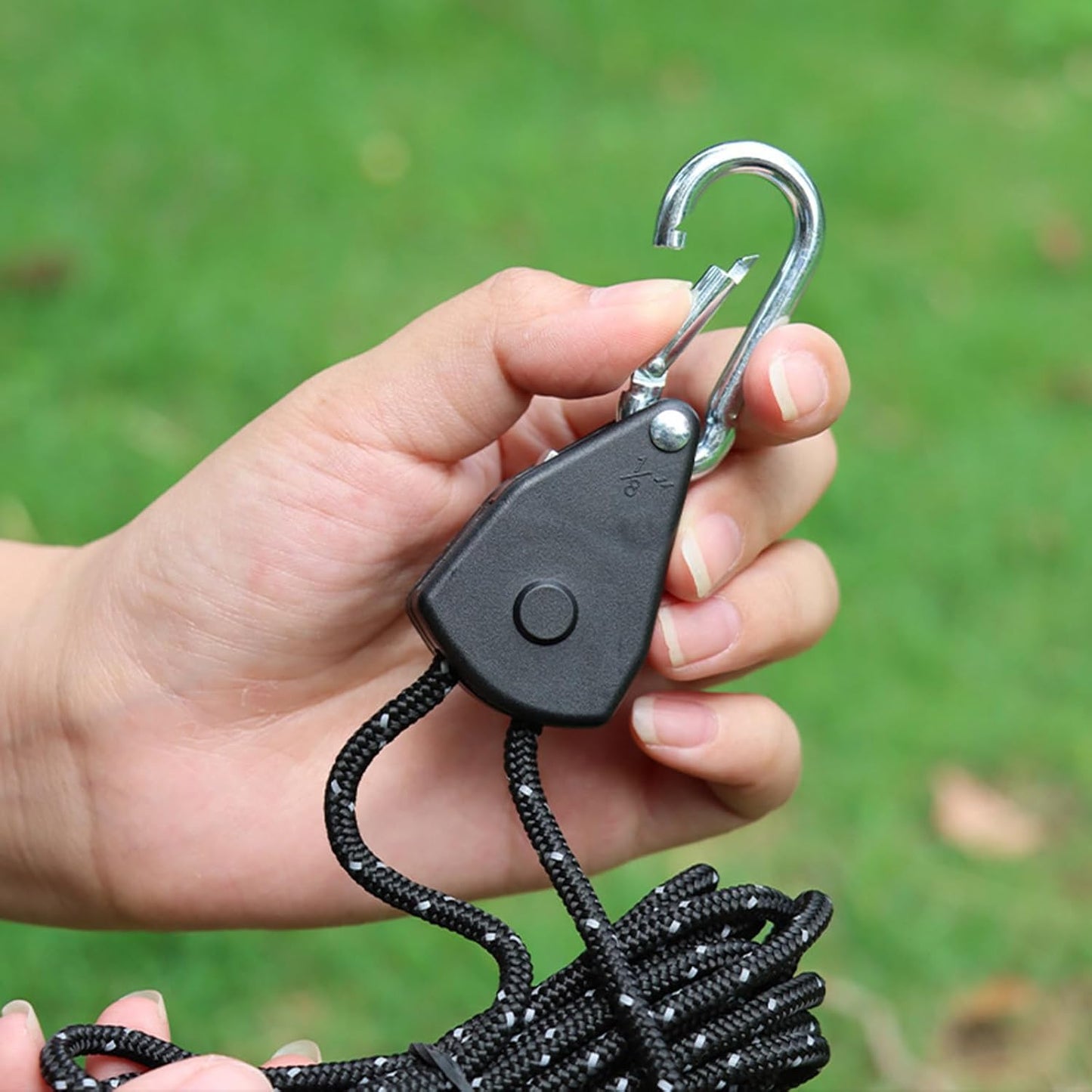 ECOTREK Reflective Ratchet Guy Ropes – Adjustable Tent Tie Down Ropes with Pulley JP5687 - ShopHub