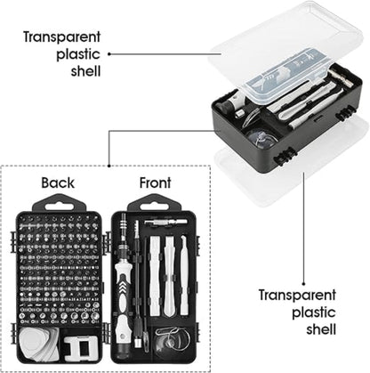 Magnetic Precision Screwdriver Set – 115 in 1  Multi Tool Kit for Electronics & DIY Repair DFWJ5013 - ShopHub