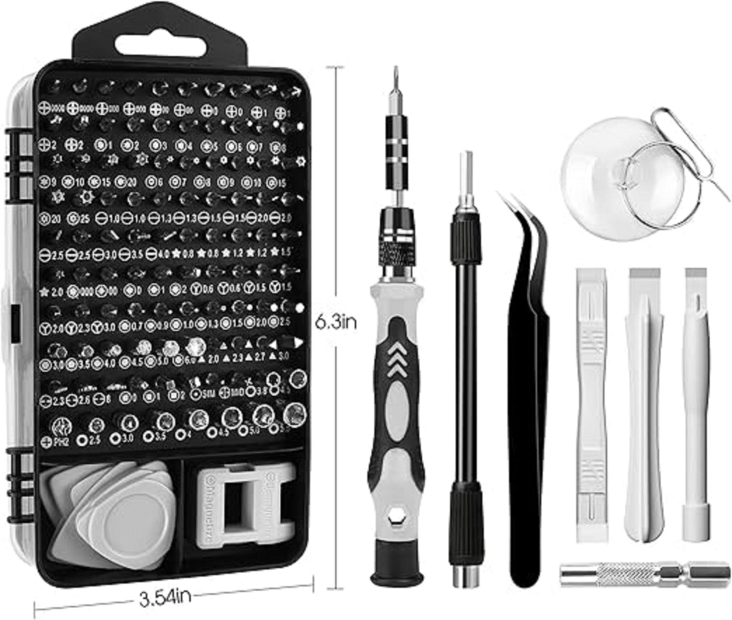 Magnetic Precision Screwdriver Set – 115 in 1  Multi Tool Kit for Electronics & DIY Repair DFWJ5013 - ShopHub