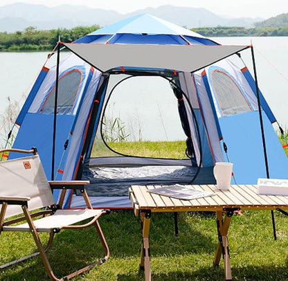 Hexagonal Camping Tent - Durable, Quick Setup JLP5467 ECOTREK