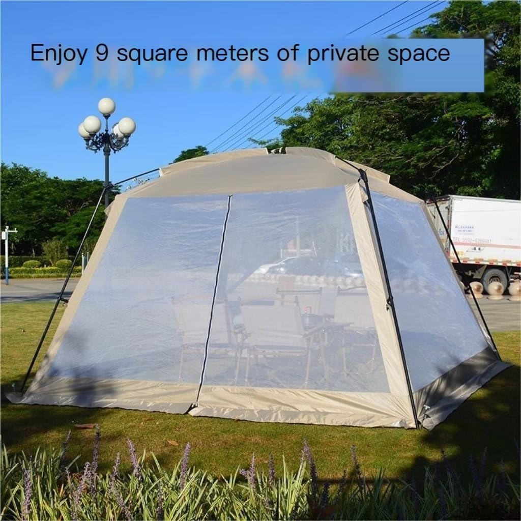 Anti-Mosquito Awning Canopy – Mesh Screen Portable Beach & Camping Tent ECOTREK