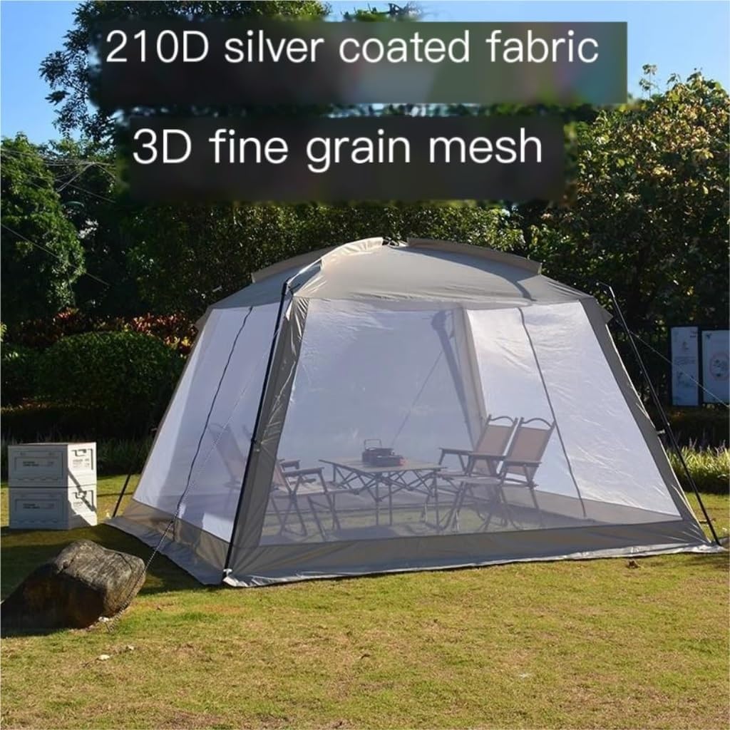 Anti-Mosquito Awning Canopy – Mesh Screen Portable Beach & Camping Tent ECOTREK