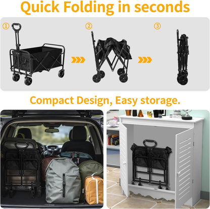 Foldable Wagon, Beach Cart Trolley ECOTREK