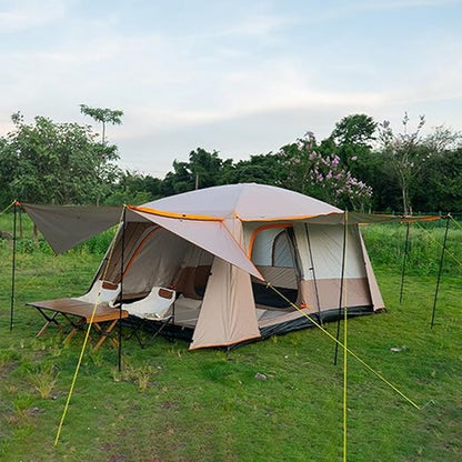 Family Tent –Double layers Waterproof-3 Size Two Colours Aavailable ECOTREK