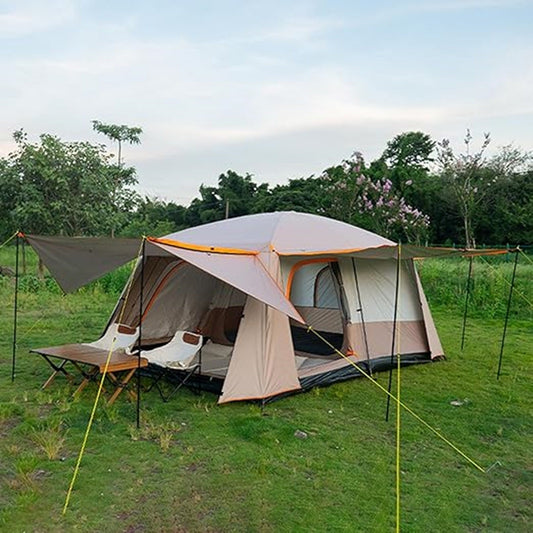 Family Tent –Double layers Waterproof-3 Size Two Colours Aavailable ECOTREK
